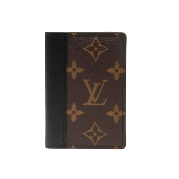 Louis Vuitton Brown Monogram Macassar Neo Greenwich Black Leather