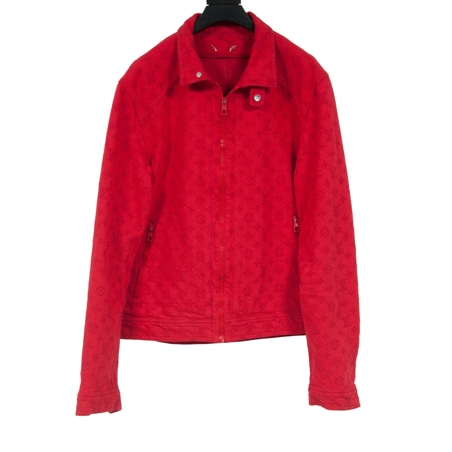 Monogram Soft Denim Jacket (Red) LOUIS VUITTON 