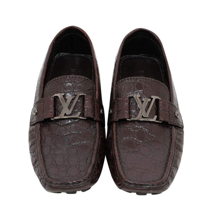 Louis Vuitton, Shoes, Louis Vuitton Crocodile Montecarlo Moccasin