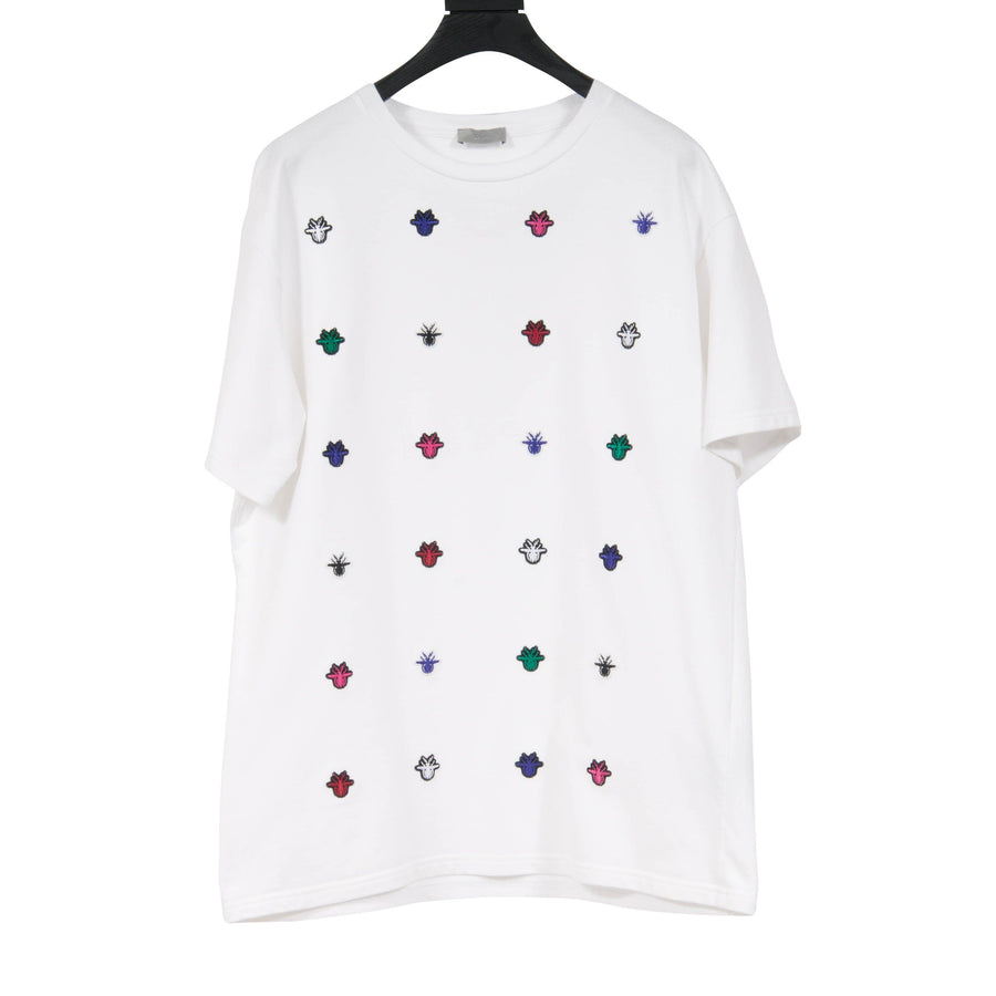 Multi Color SS19 Bee Bugs T Shirt (White) DIOR 