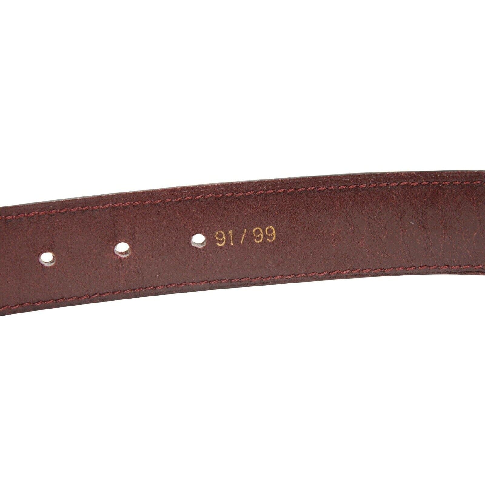 Cartier Must de Cartier Belt Burgundy Red Bordeaux Crocodile  display picture 1