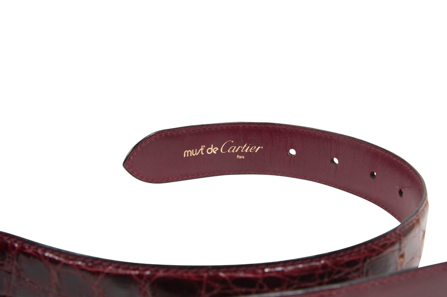 Must de Cartier Croc Belt Cartier 