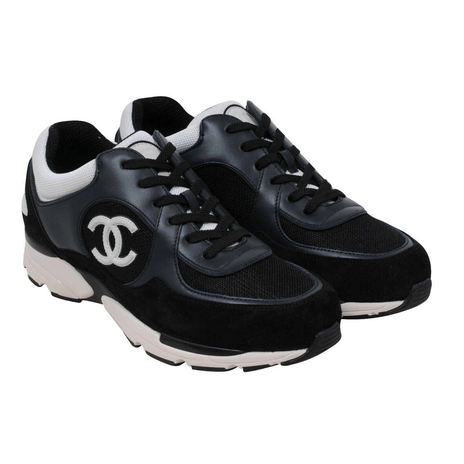 Chanel Mens Navy Black Sport Sprint Logo Sneakers Size 43 10 – THE-ECHELON