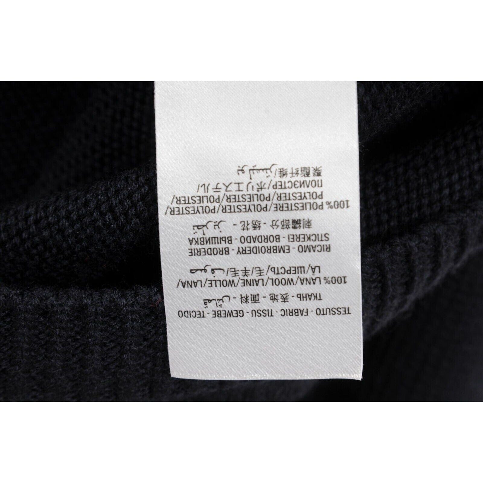 Gucci NY Yankees Knit V Neck Sweater XL Navy Blue Red Wool Web