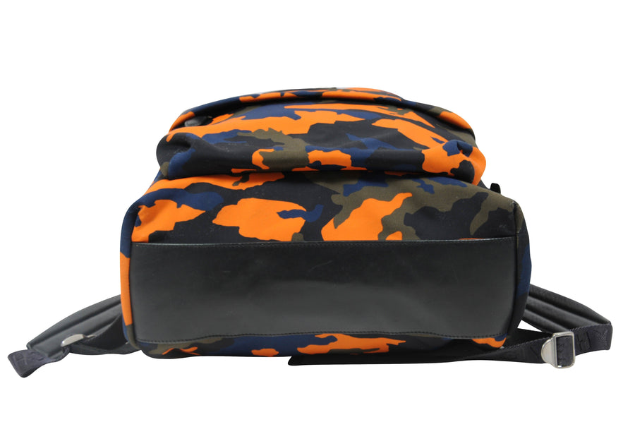 Neoprene Orange Blue Green Camouflage Leather Star Backpack GIVENCHY 