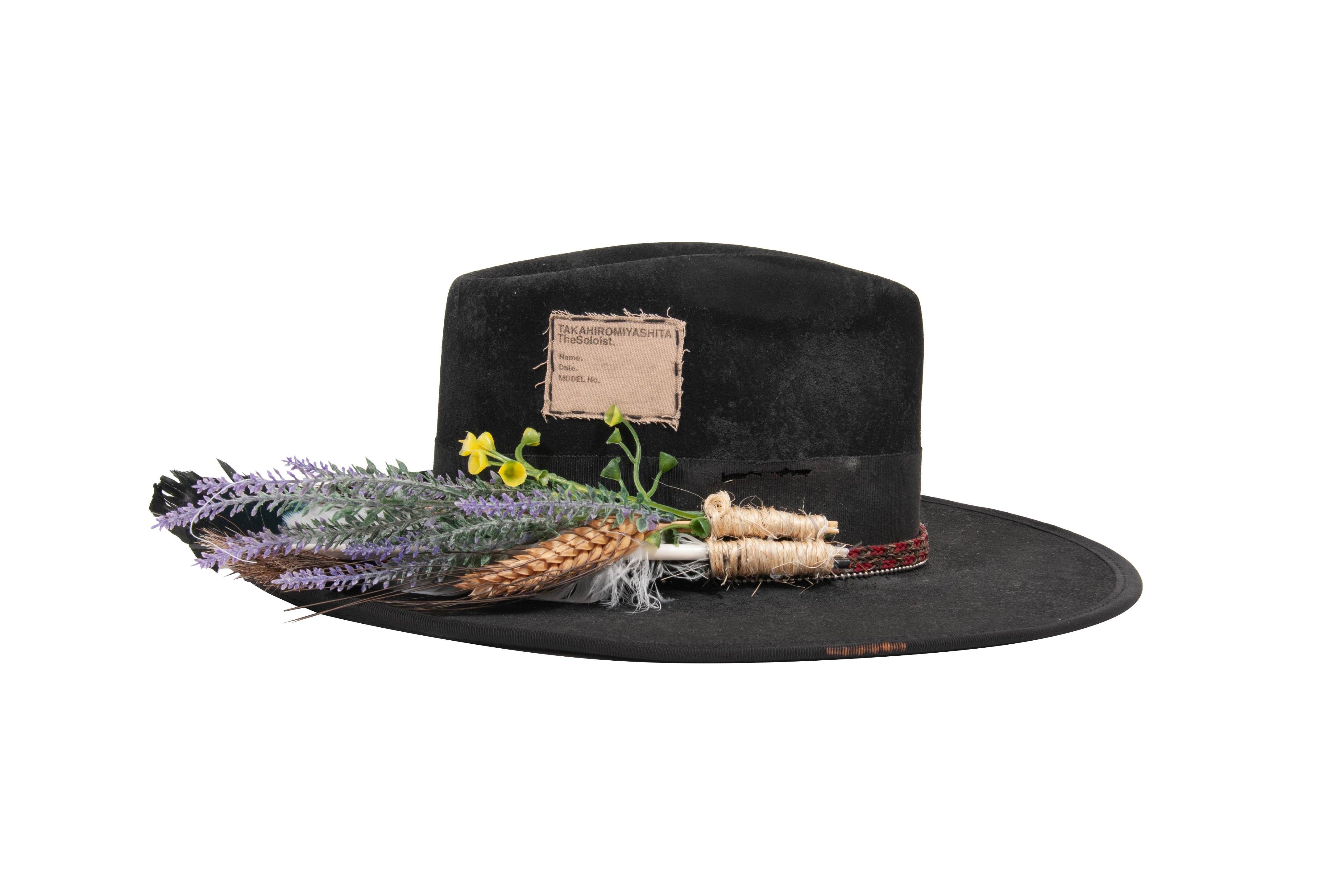 Nick Fouquet Midnight straw fedora hat Nick Fouquet Straw Fedora Hat - Black Hats, Accessories  main image 3