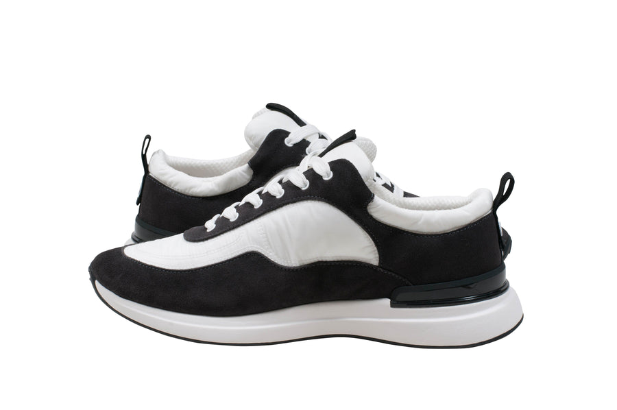 Black Suede Mesh Accents Sneaker Trainers – THE-ECHELON