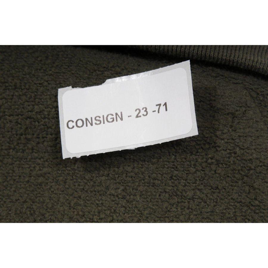 Olive Green Compass Patch Logo Hoodie Stone Island 