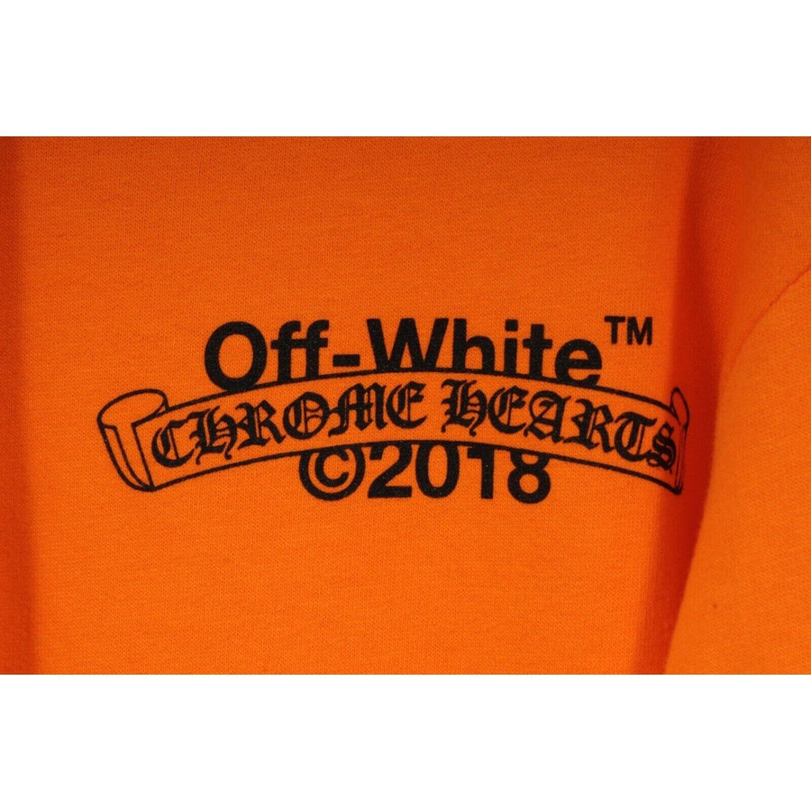 Orange Art Basel 2018 Off-White Hoodie CHROME HEARTS 