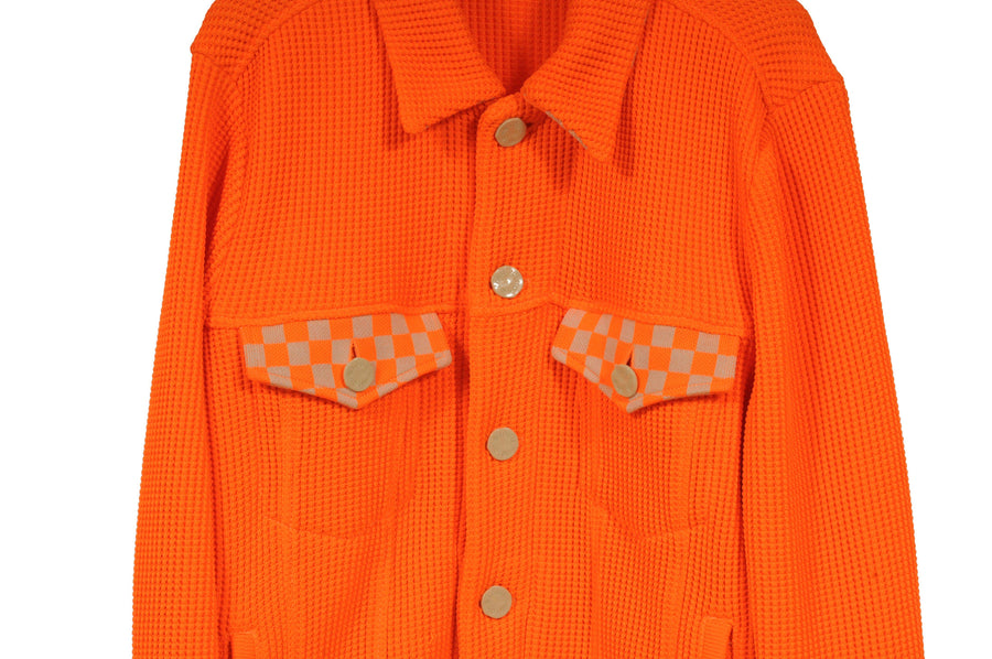 louis vuitton jacket orange