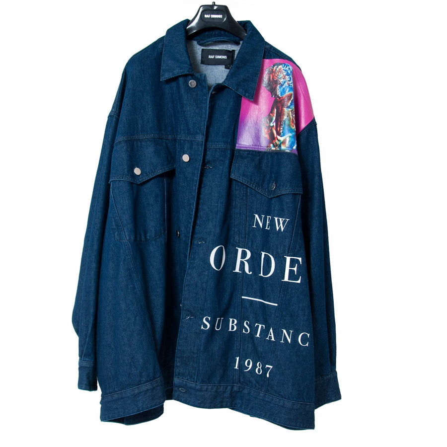 Oversized Denim Jacket New Order RAF SIMONS 