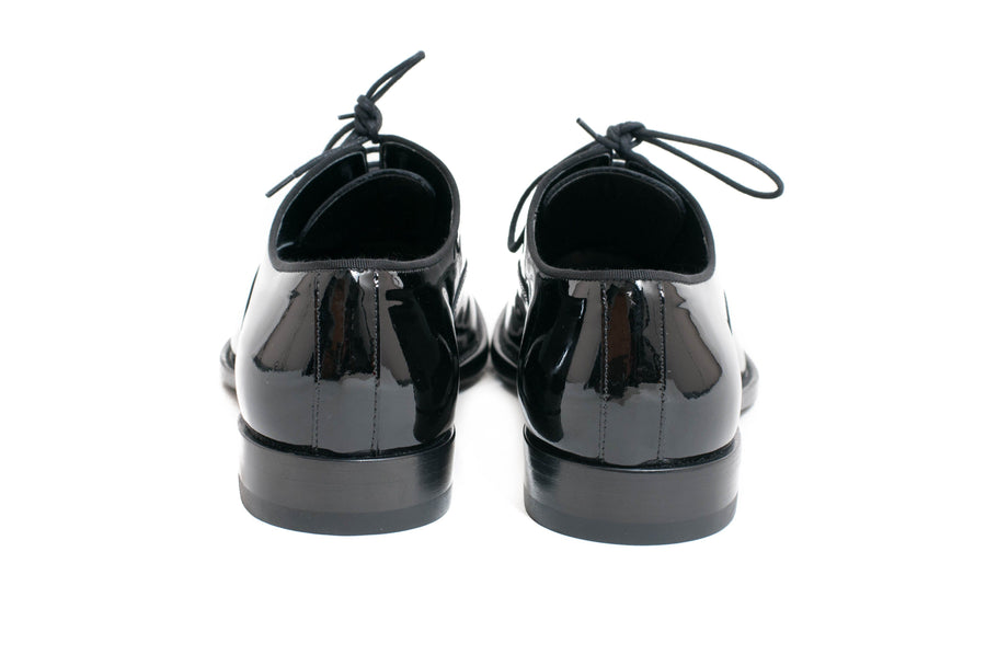 the jaxxon patent leather dress shoes Mezlan Men's Patent Leather Formal Shoes with Velvet Strap 20602 Tux Black
