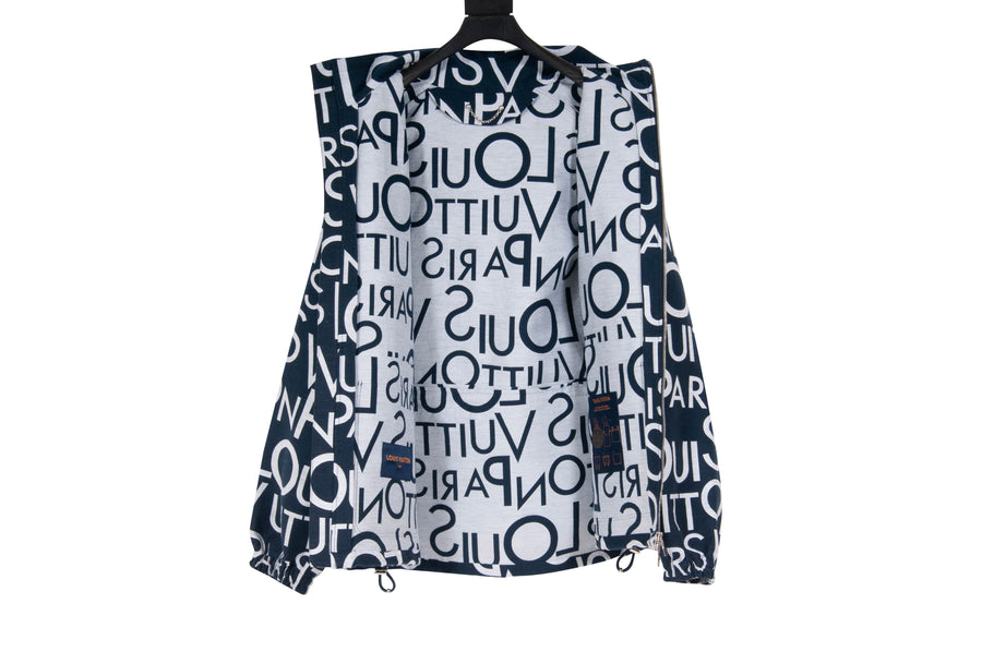 Louis Vuitton Blue & White Galaxy Packable Jacket – Savonches