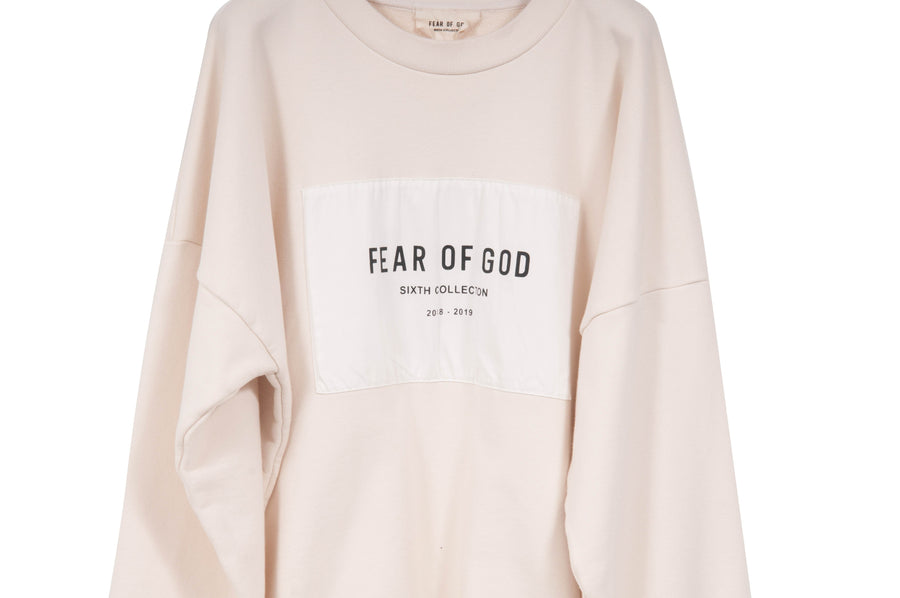 Patch Logo Crewneck Sweatshirt FEAR OF GOD 