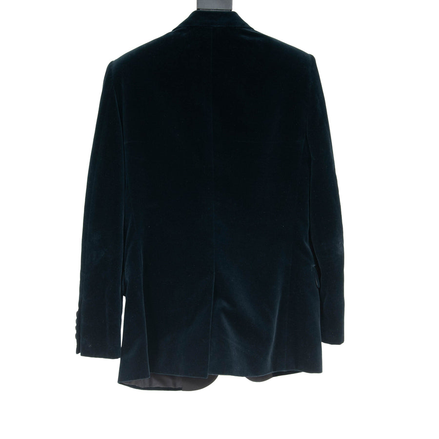 Peaked Lapel Velours Tuxedo Jacket SAINT LAURENT 