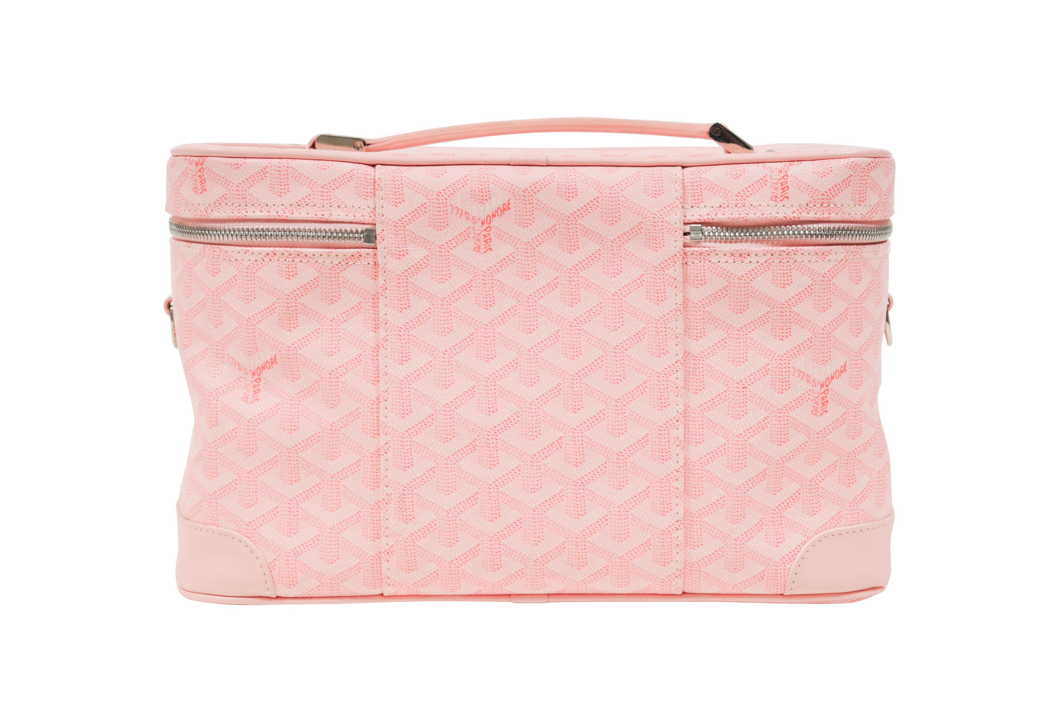 Goyard Women's Pink Soft Sided Muse Vanity Case Crossbody Bag