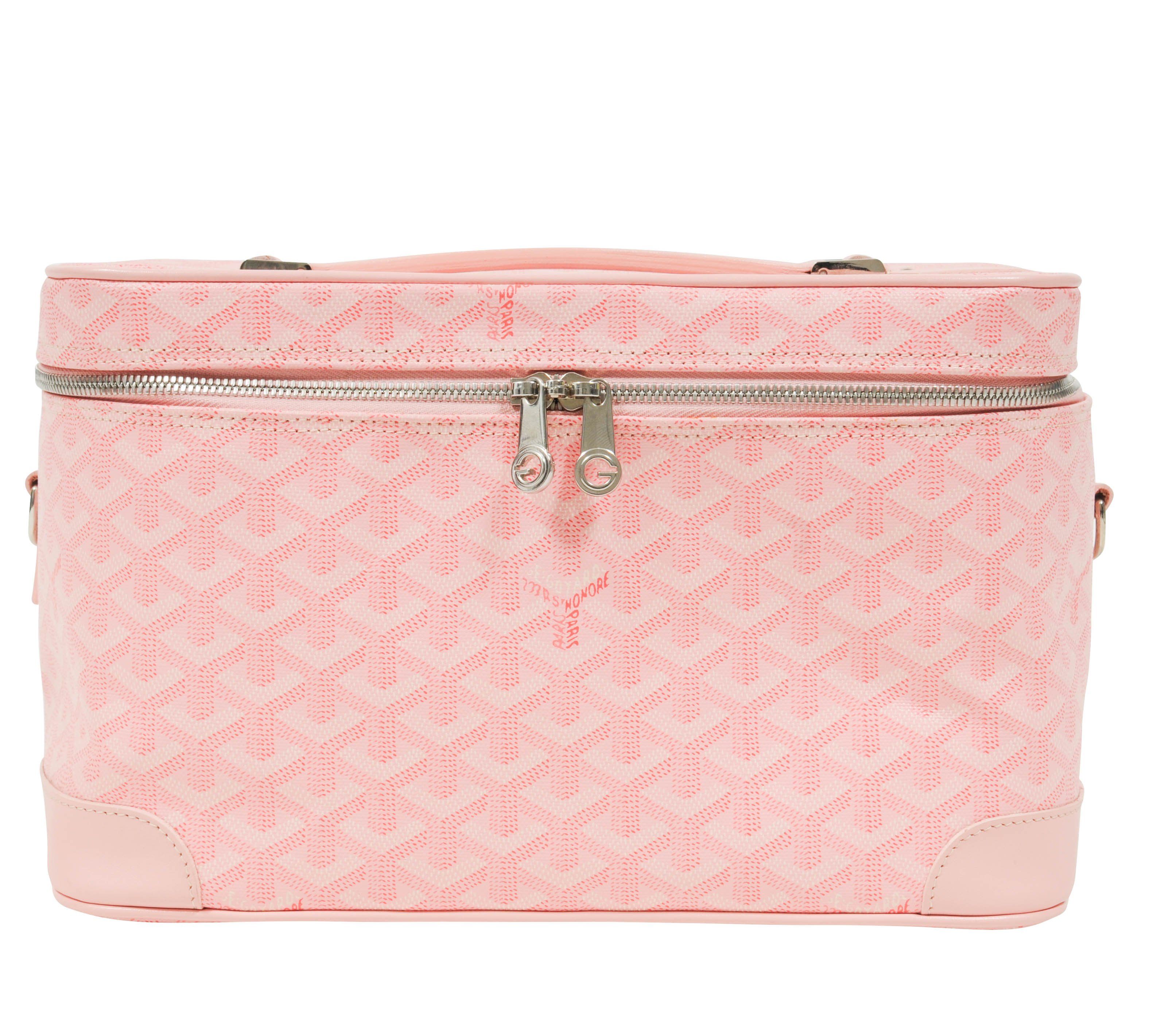 Custom Goyard Pattern Pink Drawstring Bags By Cm-arts - Artistshot