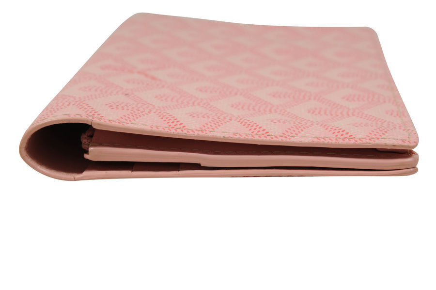 Pink Richelieu Coated Canvas Bi-Fold Long Wallet GOYARD 
