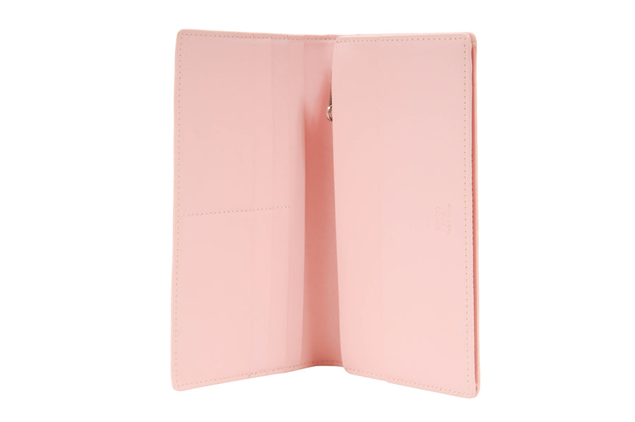 Pink Richelieu Coated Canvas Bi-Fold Long Wallet GOYARD 