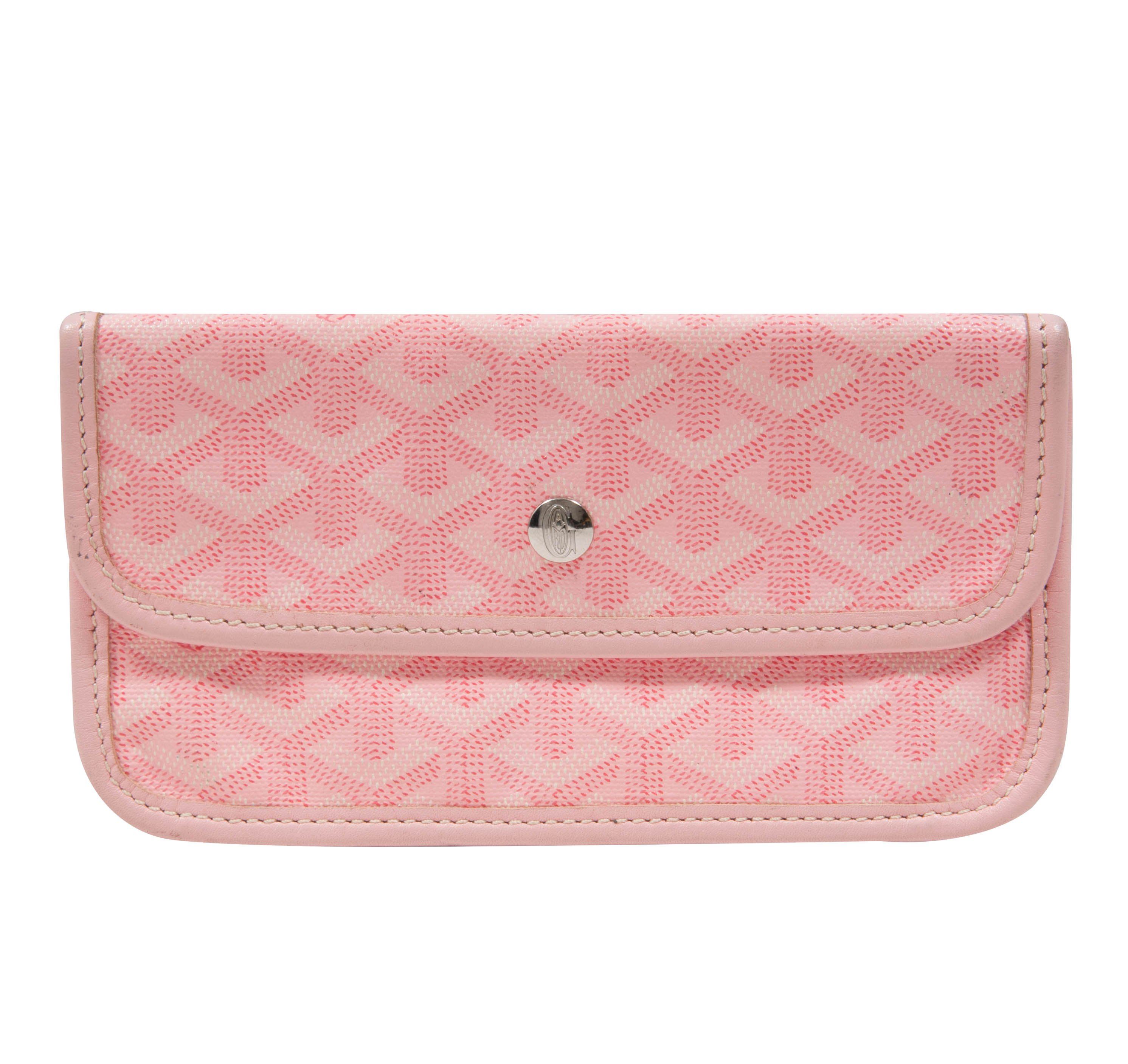 Leather wallet Goyard Pink in Leather - 33131863