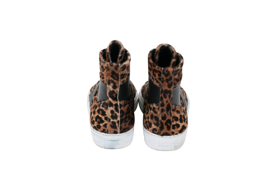 Pony Hair Leopard Print Sunset Sneakers Amiri 