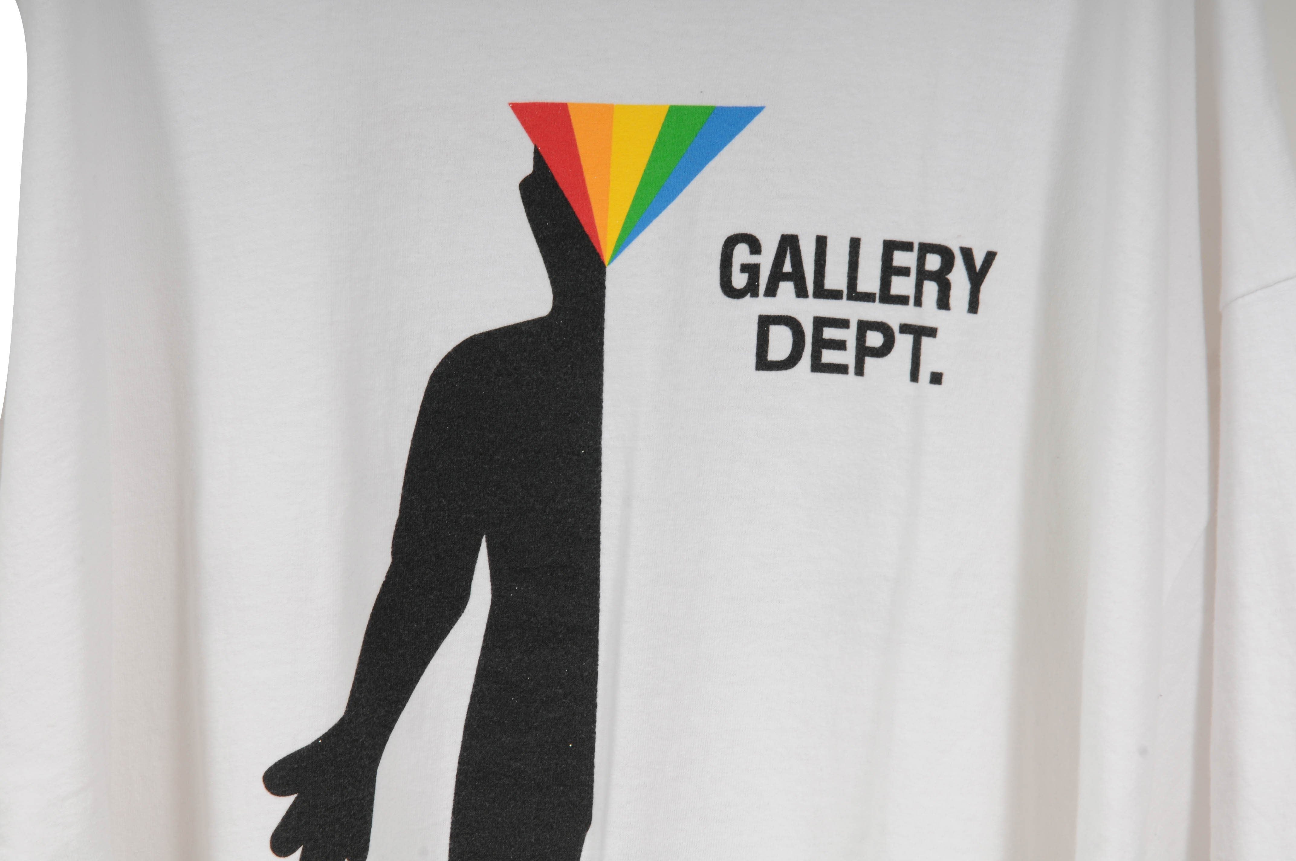 Gallery Dept Prism The Art of Reflection Short Sleeve White T Shirt Mens  XXL NEW – THE-ECHELON