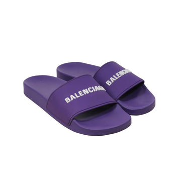 Purple Rubber Flip Flops Pool Sandals BALENCIAGA 