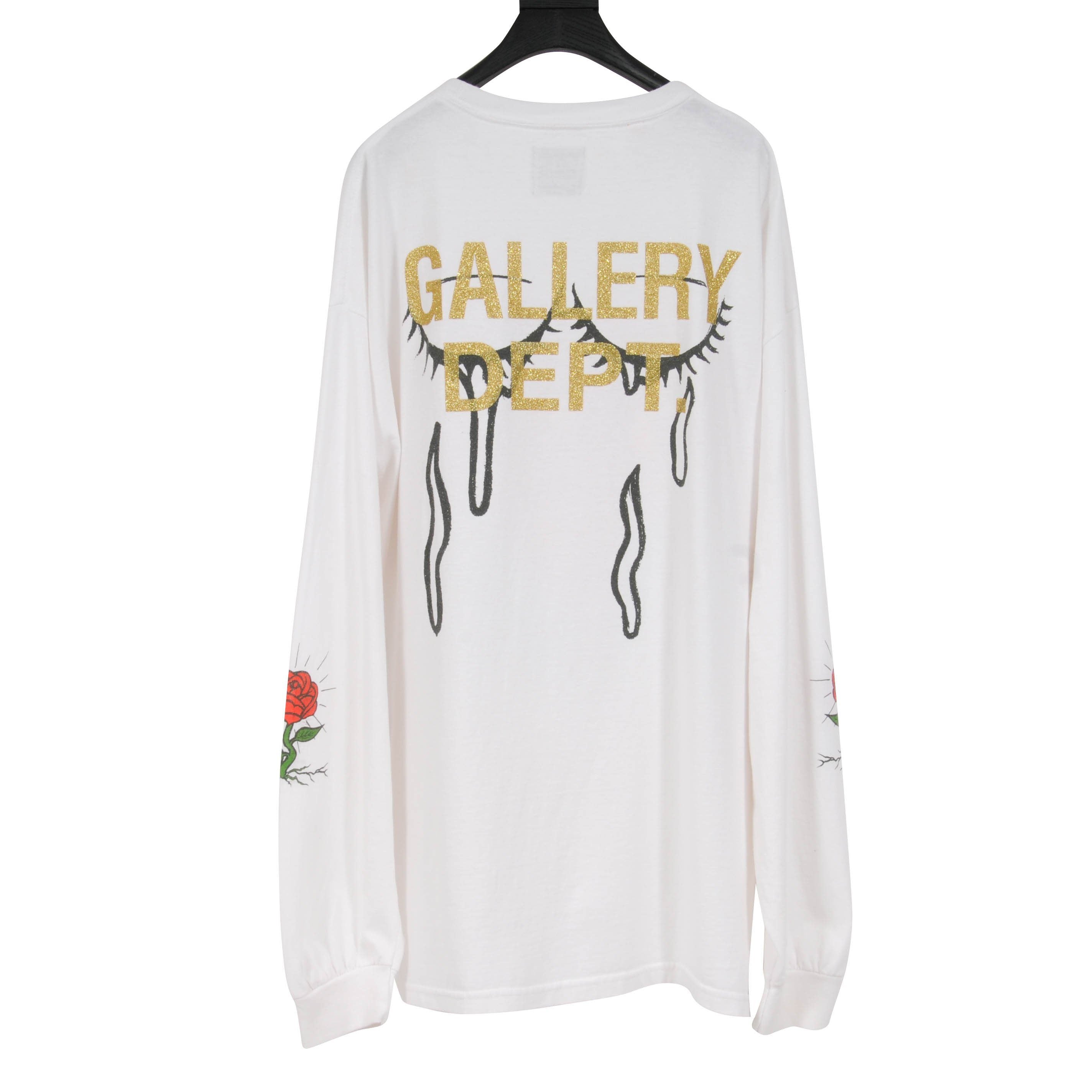 Gallery Dept Men'sPuzzle Heart White Long Sleeve Logo T Shirt ...