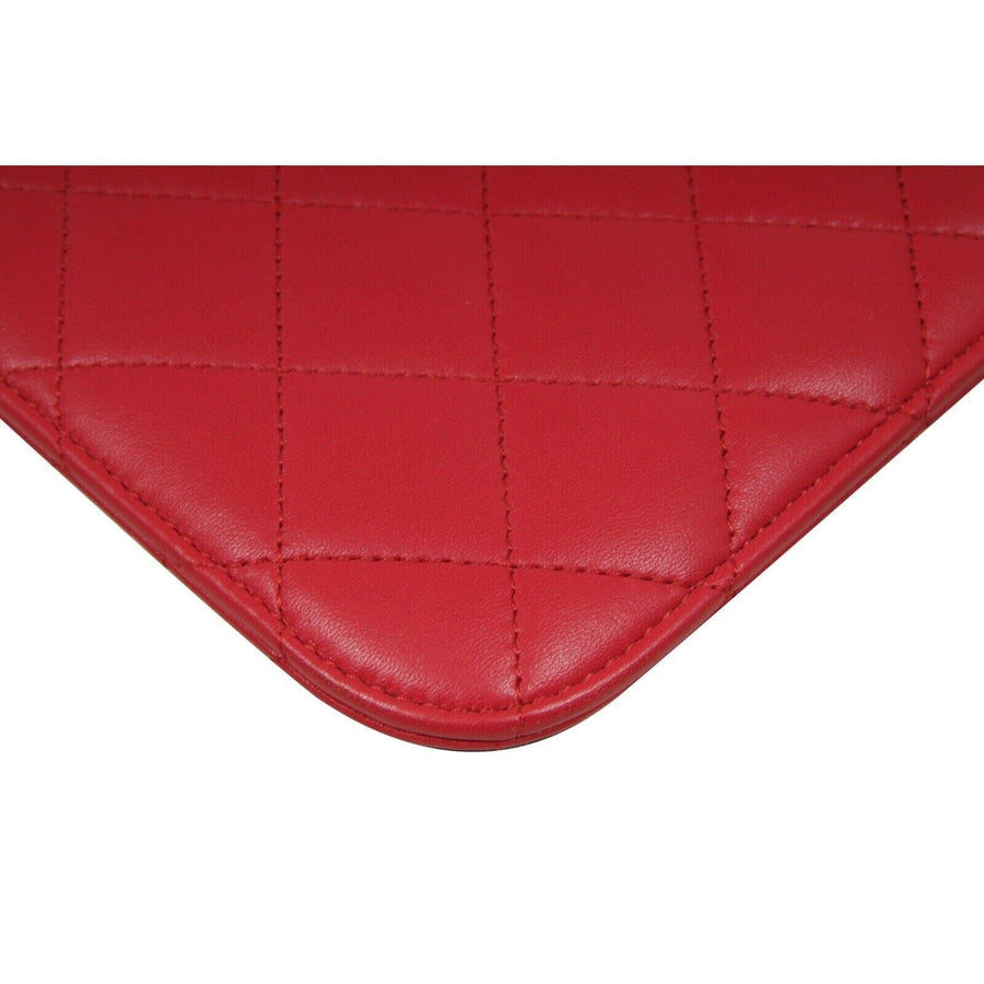 Quilted Lambskin Leather IPad Case CHANEL 