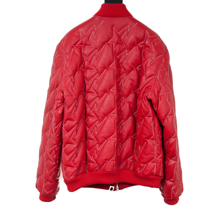Quilted Leather Jacket BAPE 
