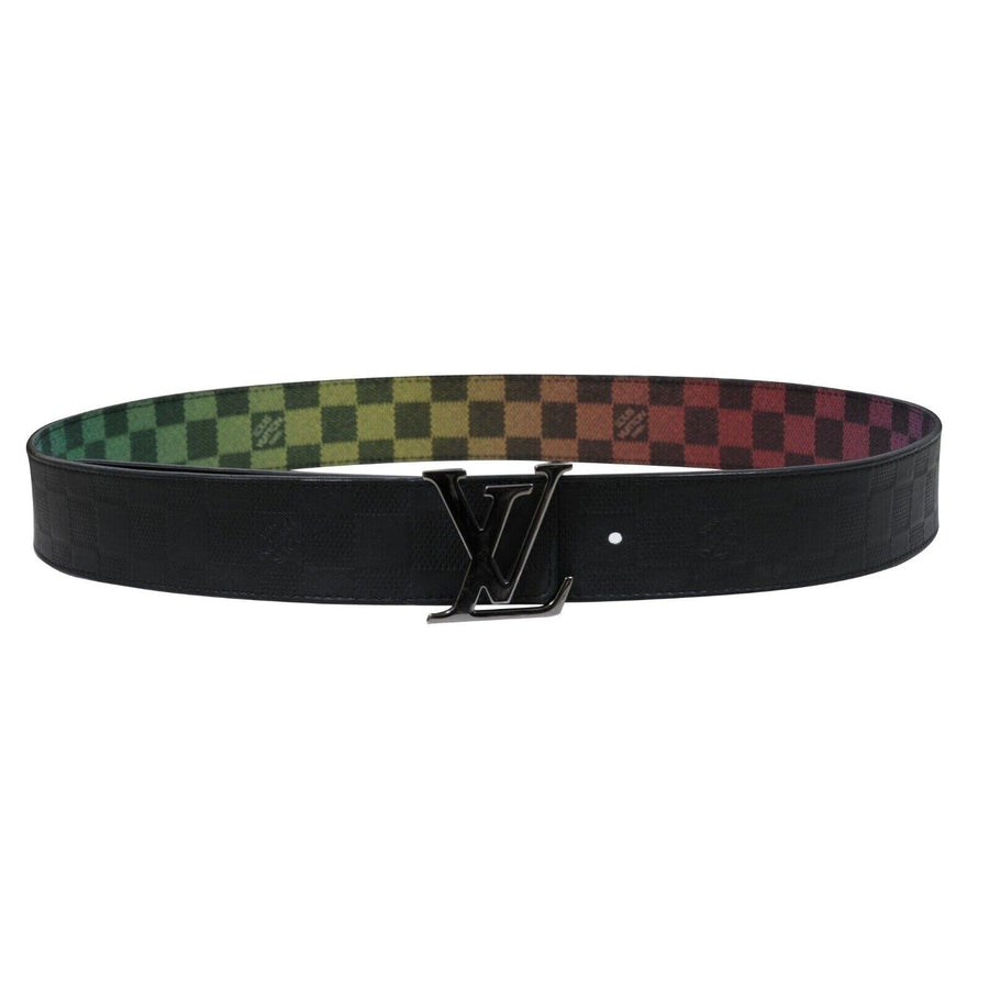 Louis Vuitton LV Initiales Rainbow Damier Reversible Belt