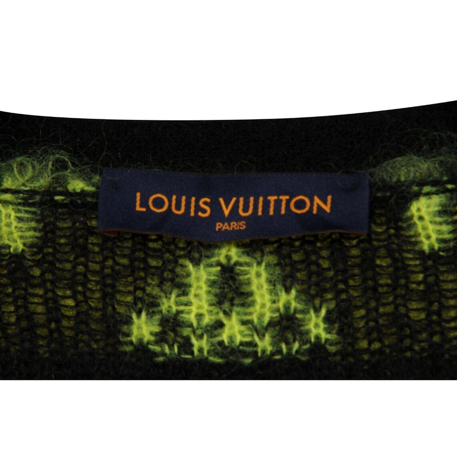 Louis Vuitton Rainbow Mohair Multi Color Monogram Cardigan 2XL LV
