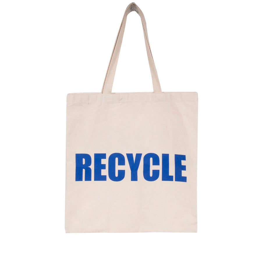 Recycle Neon Green Logo Canvas Tote Bag Gallery Dept. 