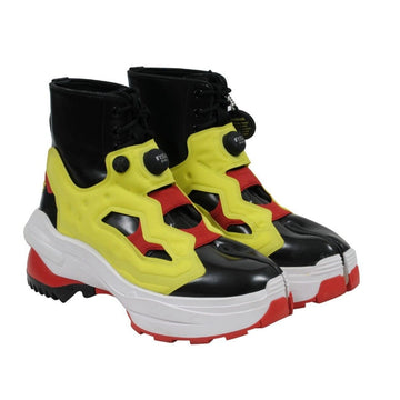 Reebok Tabi Instapump Fury Black Neon Yellow Sneaker MAISON MARGIELA 