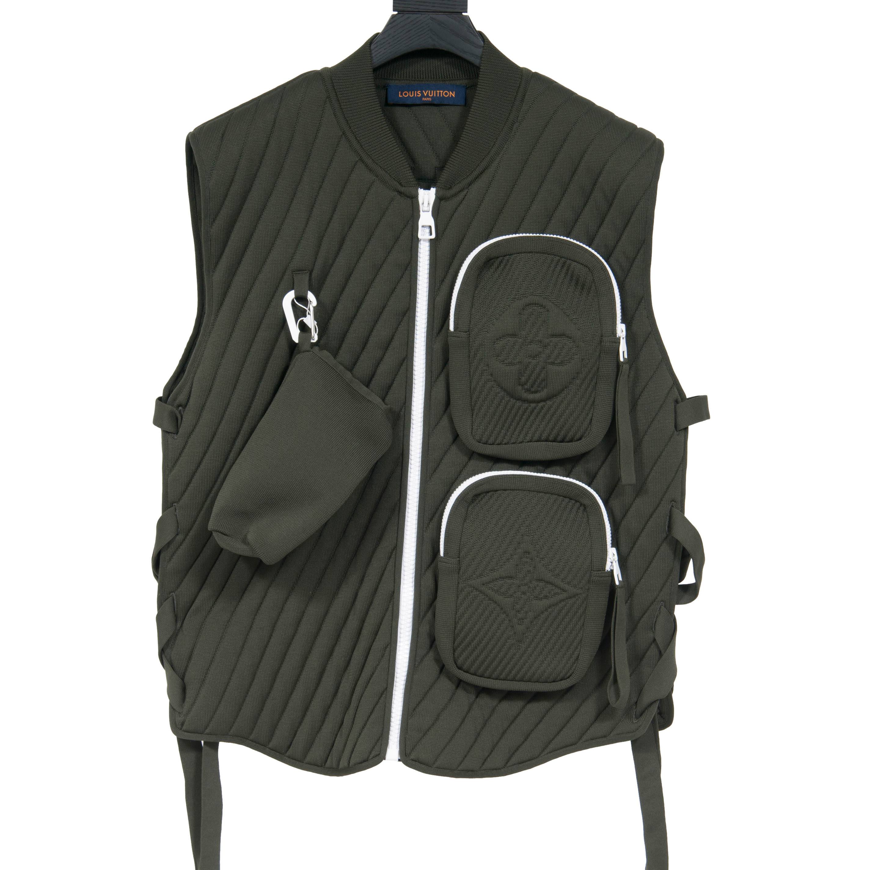 New Authentic Louis Vuitton Men's Quilted Gilet Vest 48 EU - Medium