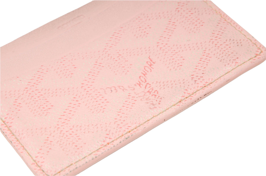 Pre-owned Saint Sulpice Pink Card Holder - 00501