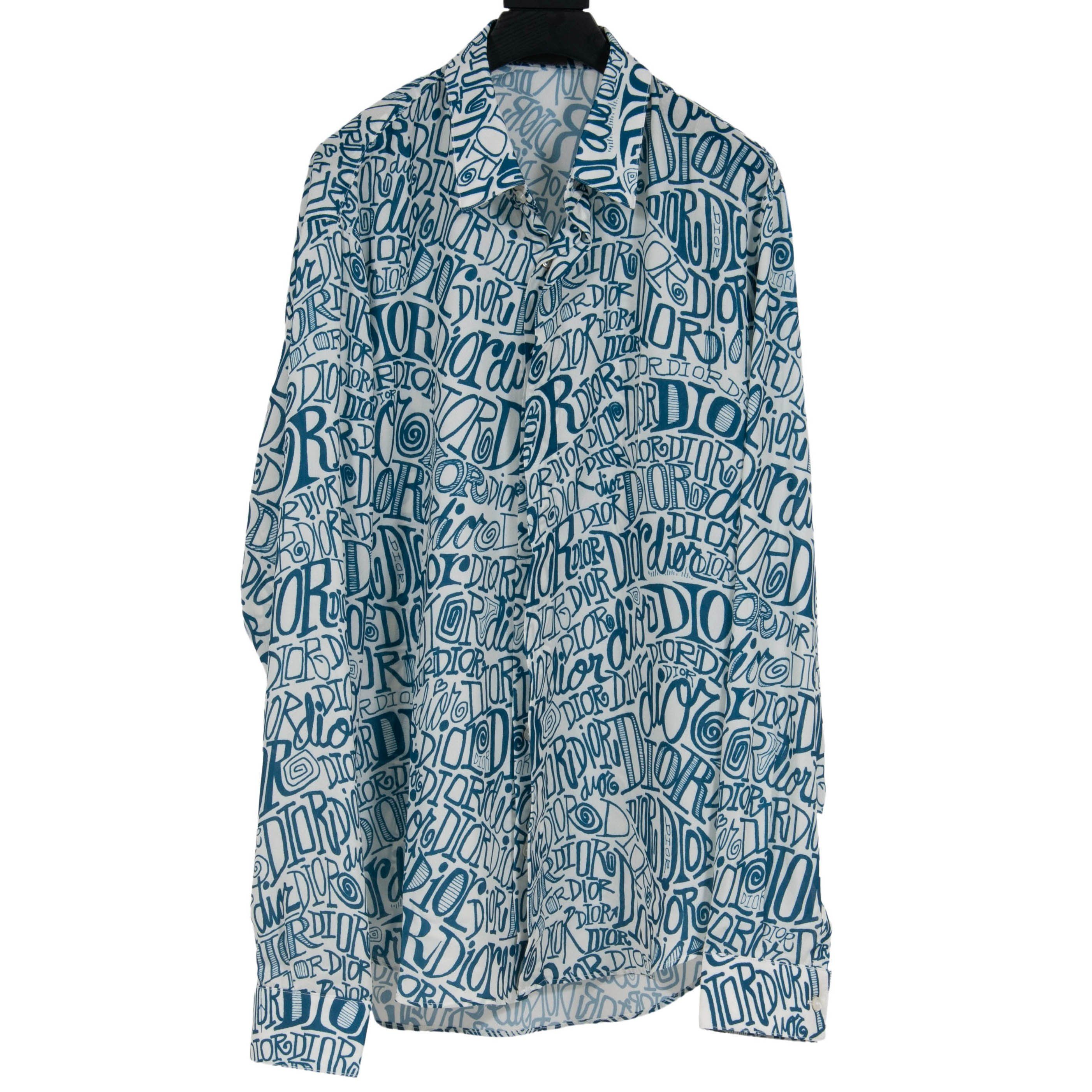 SHAWN X DIOR All Over Print Button Down – THE-ECHELON