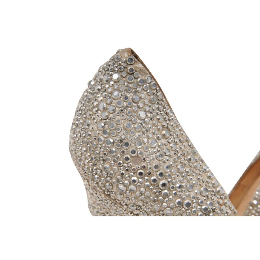 Silver Crystal Strass 120MM Heel So Kate CHRISTIAN LOUBOUTIN 