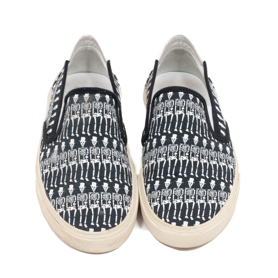 Skeleton Slip Ons SAINT LAURENT 