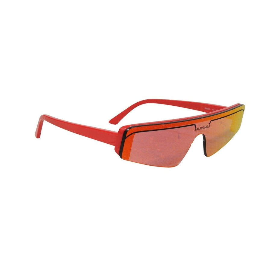 Ski Reflective Shield Sunglasses Red Logo Extreme BB0003S 99-01 BALENCIAGA 