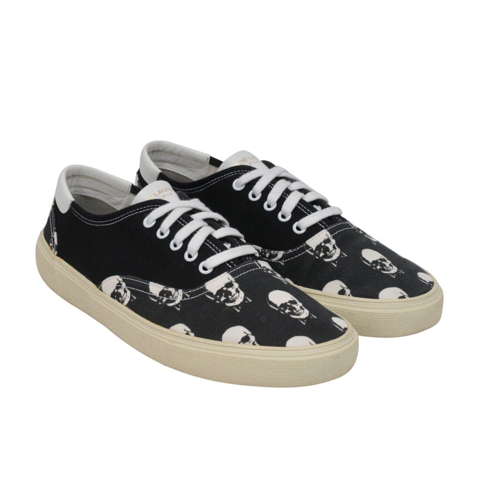 Saint Laurent Espadrille — Solar Band Skull SAINT LAURENT Cassandre logo-embossed leather espadrilles  main image 2