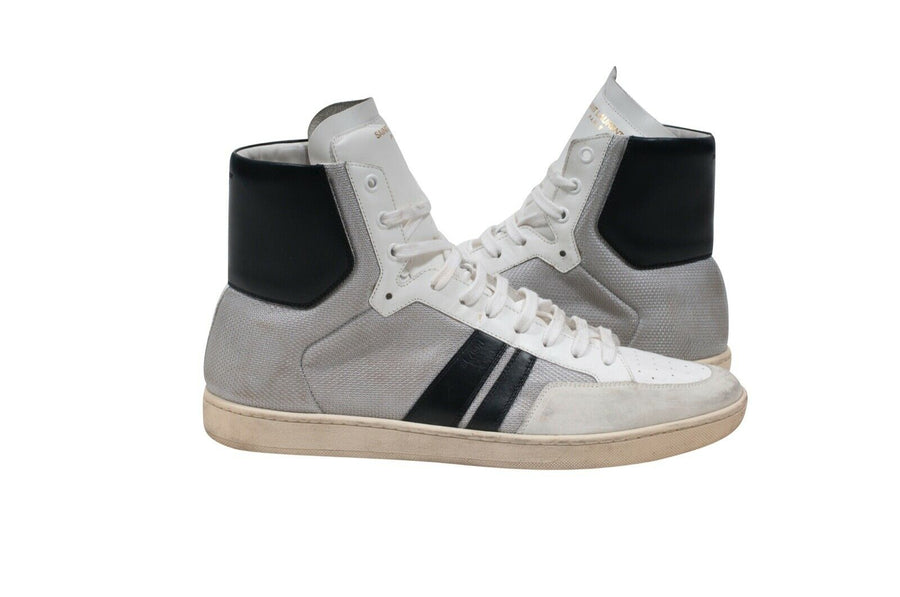 SL/04 Court Classic White Gray High Top Sneakers LOUIS VUITTON 