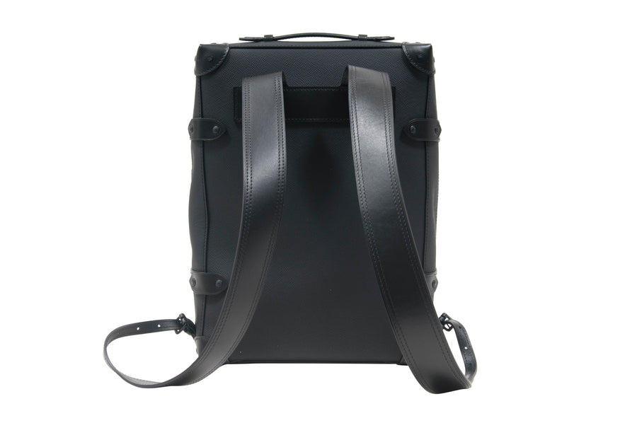 Louis Vuitton Men's Black Rainbow Soft Trunk Backpack Taiga PM