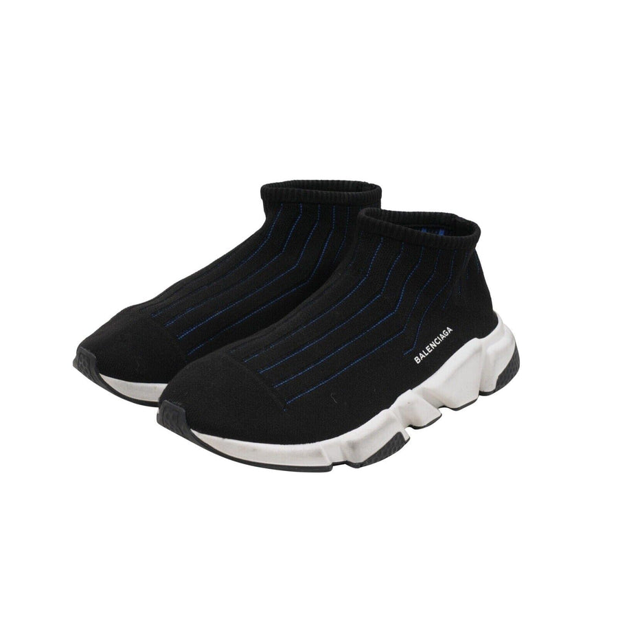 Speed Sock Trainers Black White Blue Bi Color Sneakers BALENCIAGA 
