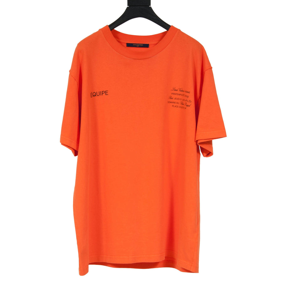 T-shirt Louis Vuitton Orange size XL International in Cotton