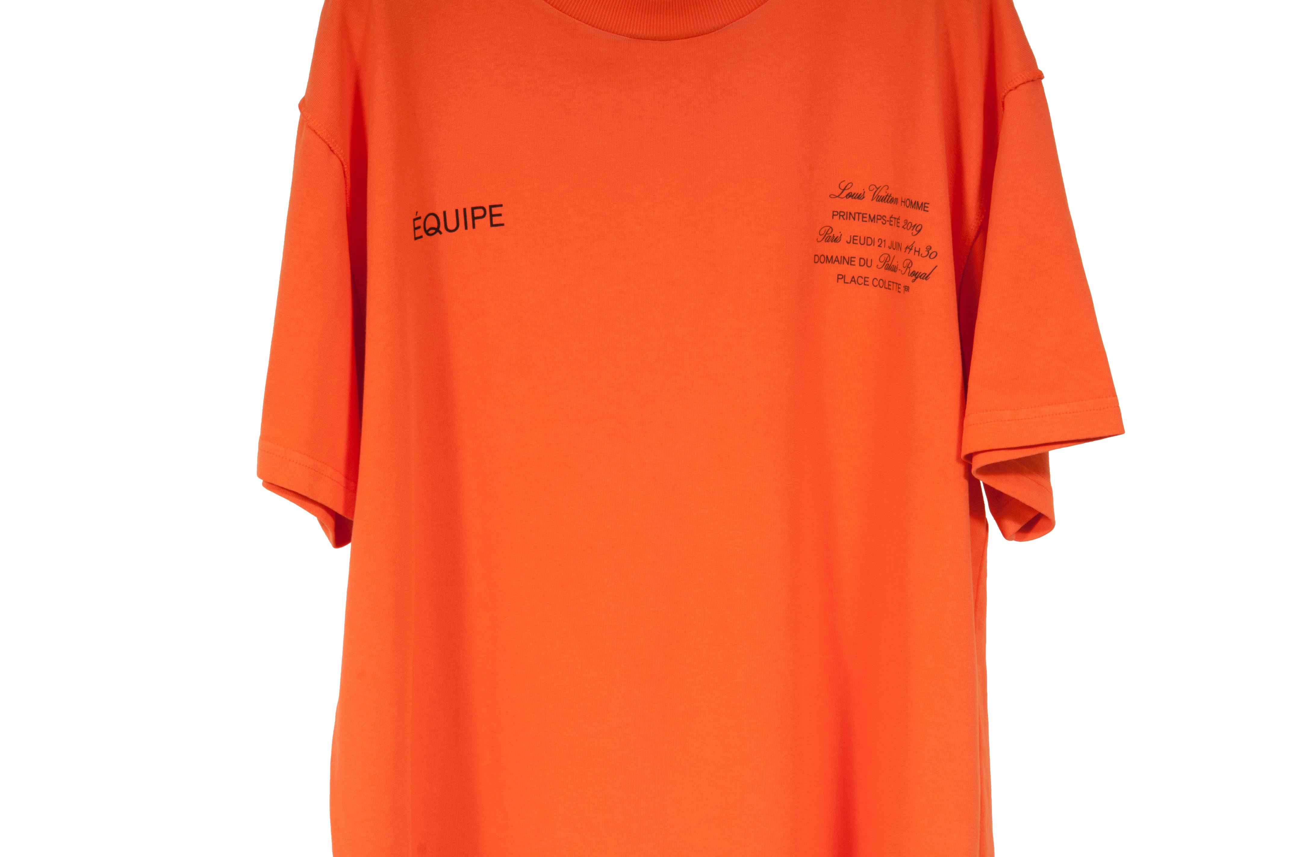 SS19 Virgil Abloh x MCA Figures of Speech T Shirt (Orange) – THE
