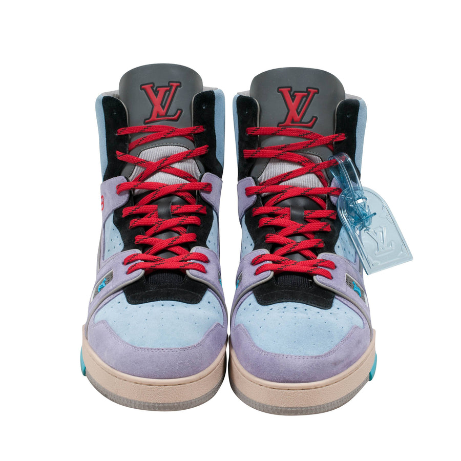 SS20 508 High Top Purple Red Sneakers LOUIS VUITTON 