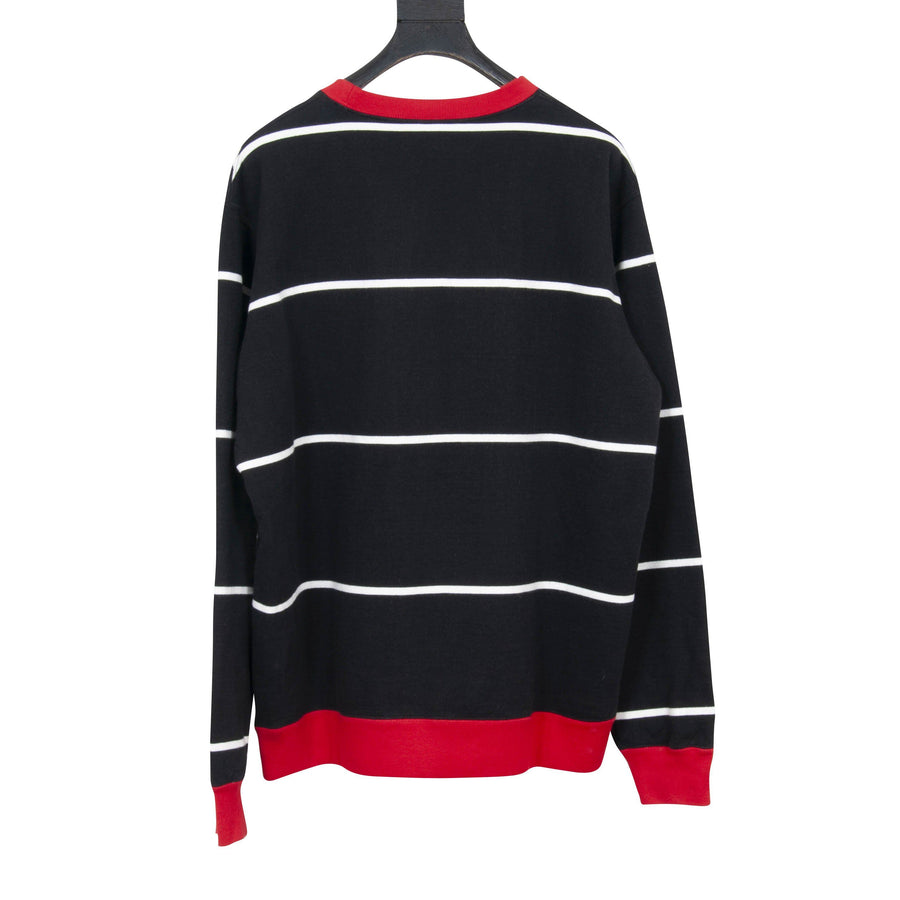 Striped Crewneck Black Supreme 