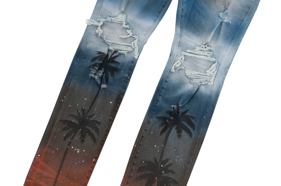 Sunset Palm Thrasher Jean – THE-ECHELON