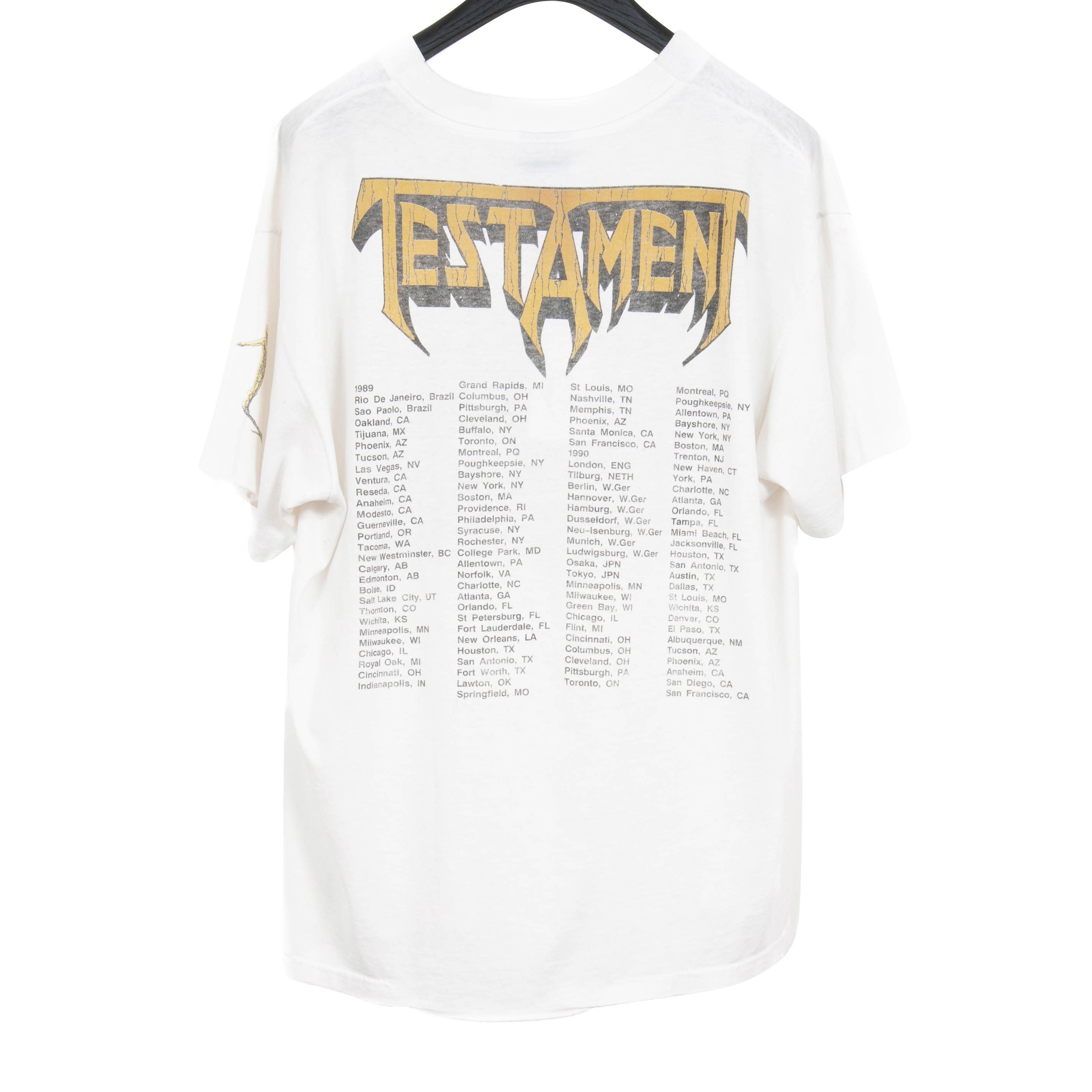 Testament Autographed T Shirt – THE-ECHELON